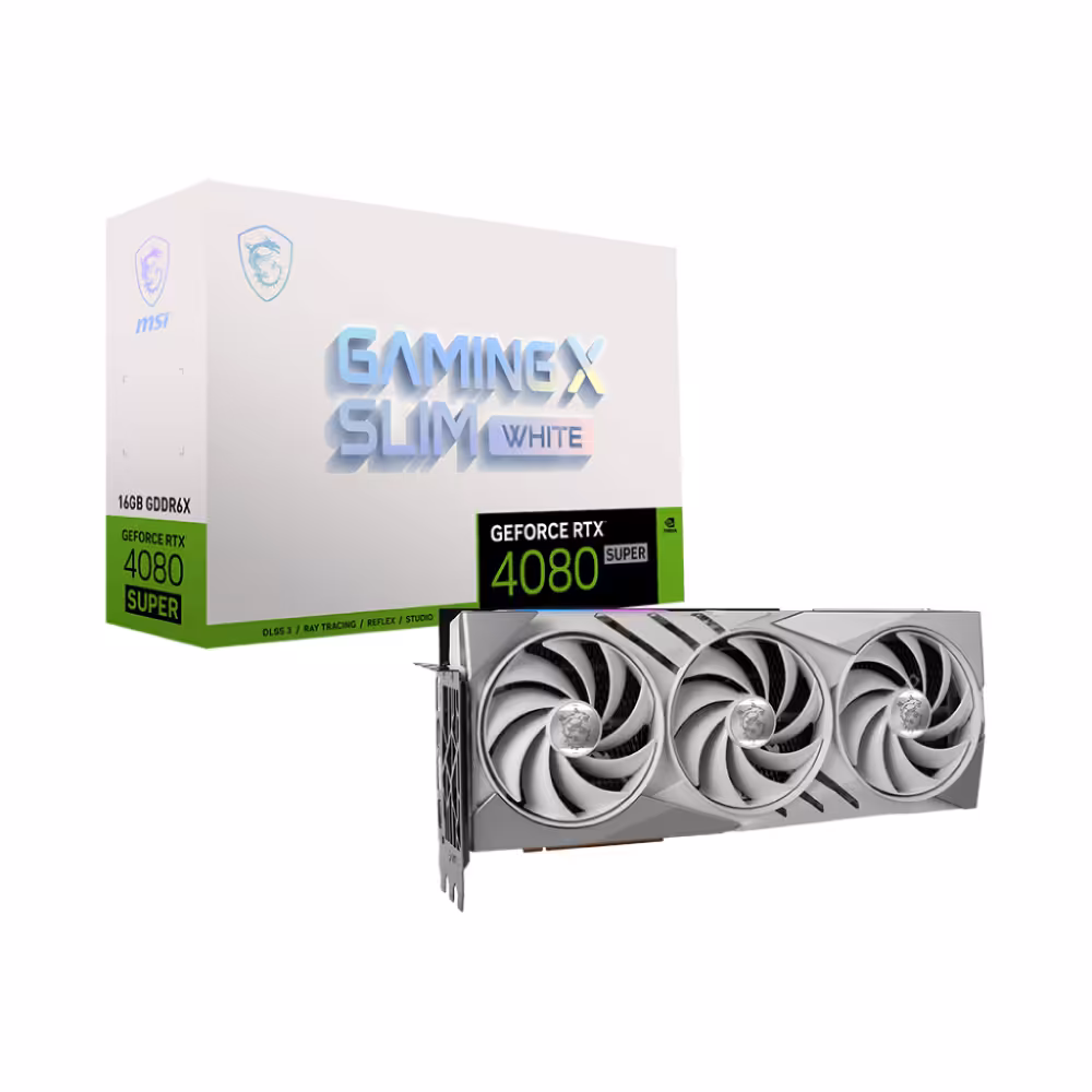 کارت گرافیک ام اس آی مدل GeForce RTX 4080 SUPER 16G GAMING X SLIM WHITE