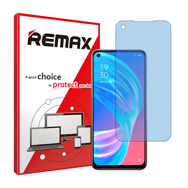 گلس اوپو A92 مدل هیدروژلی مات آنتی بلو برند ریمکس کد S