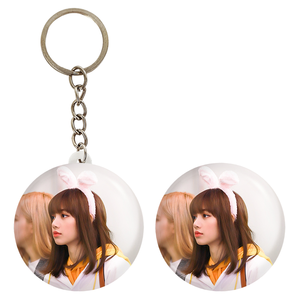 پیکسل خندالو مدل لیسا بلک پینک کد 14238 به همراه جاکلیدی