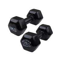 دمبل ایروبیک روکش دار 6 کیلوگرمی رکورد بسته دو عددی