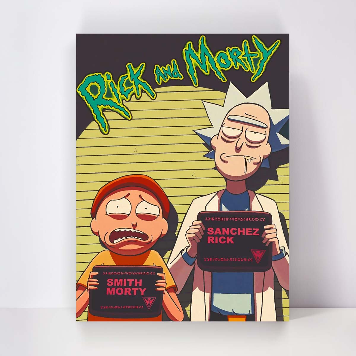 تابلو شاسی مدل Rick and Morty کد S-5046