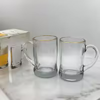 ماگ 2 عددی باواریا کادویی لب طلا