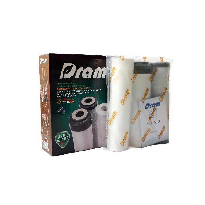 فیلتر دستگاه تصفیه آب درم مدل 01 بسته 3 عددی