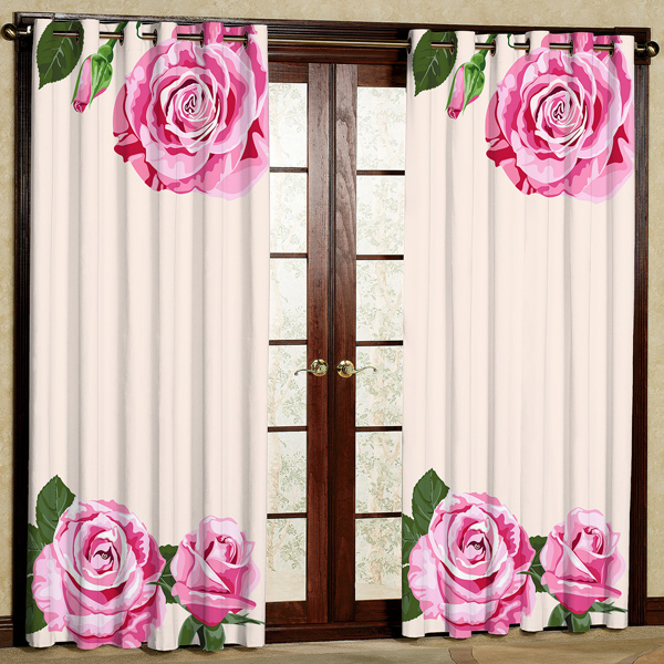 پرده مدل چاپی هازان پانچی کد433 سایز 200x140 سانتی متر