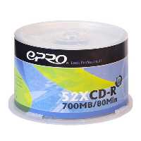 CD خام Epro بسته 50 عددی