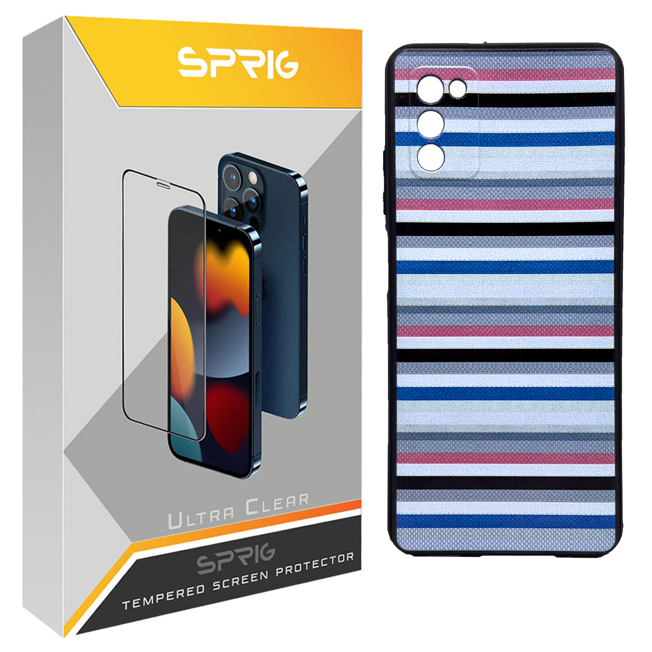 کاور اسپریگ طرح Stripe مدل SPCVR مناسب برای گوشی موبایل سامسونگ Galaxy A03s