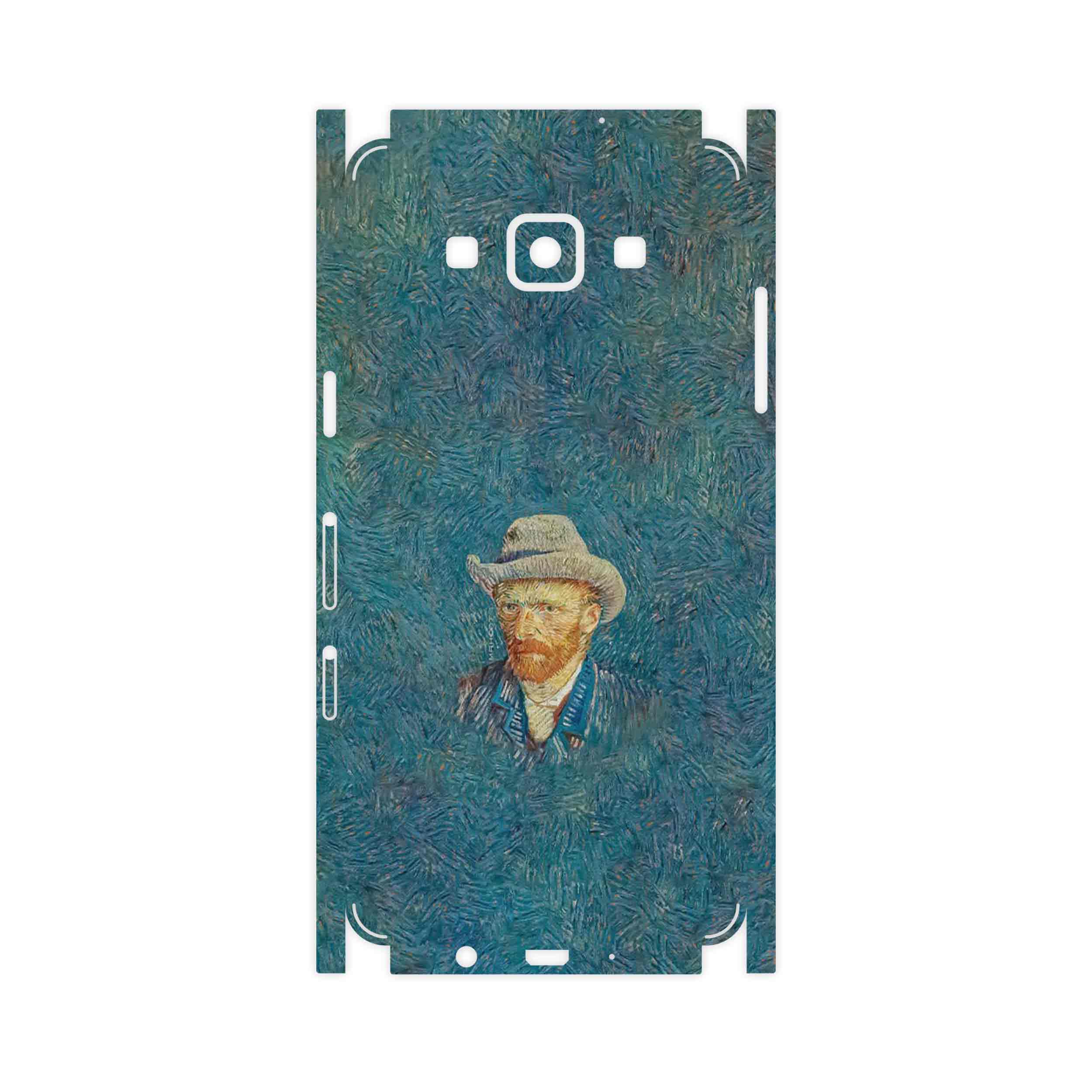 برچسب پوششی ماهوت مدل Self portrait with a gray felt hat-FullSkin مناسب برای گوشی موبایل سامسونگ Galaxy A5 2015