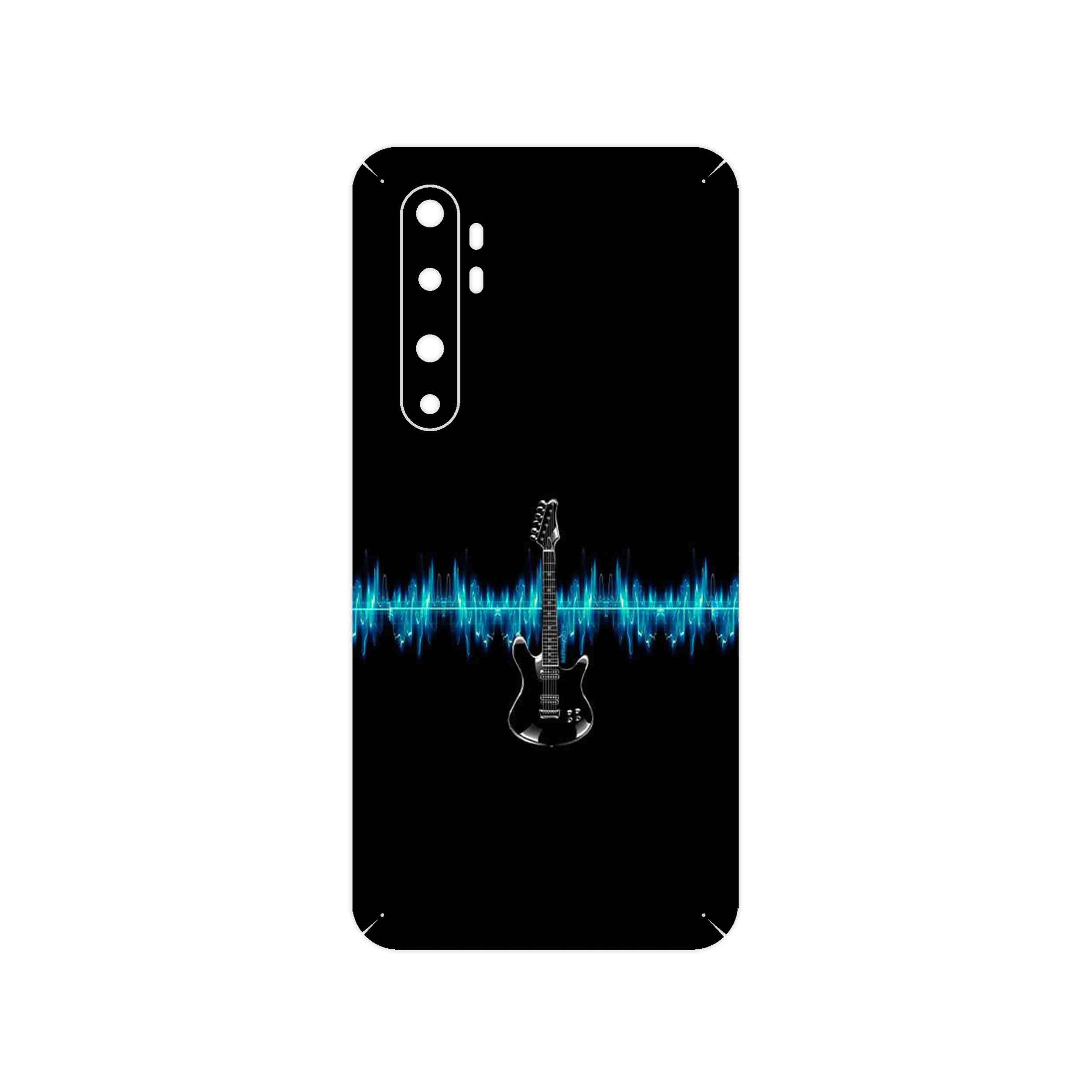 برچسب پوششی ماهوت مدل Electric Guitar مناسب برای گوشی موبایل شیائومی Mi Note 10 Lite