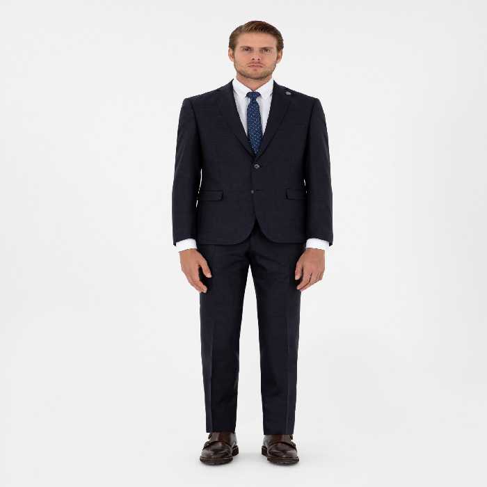 کت و شلوار مردانه سرمه ای پیرکاردین - فروشگاه لباس شهرمون