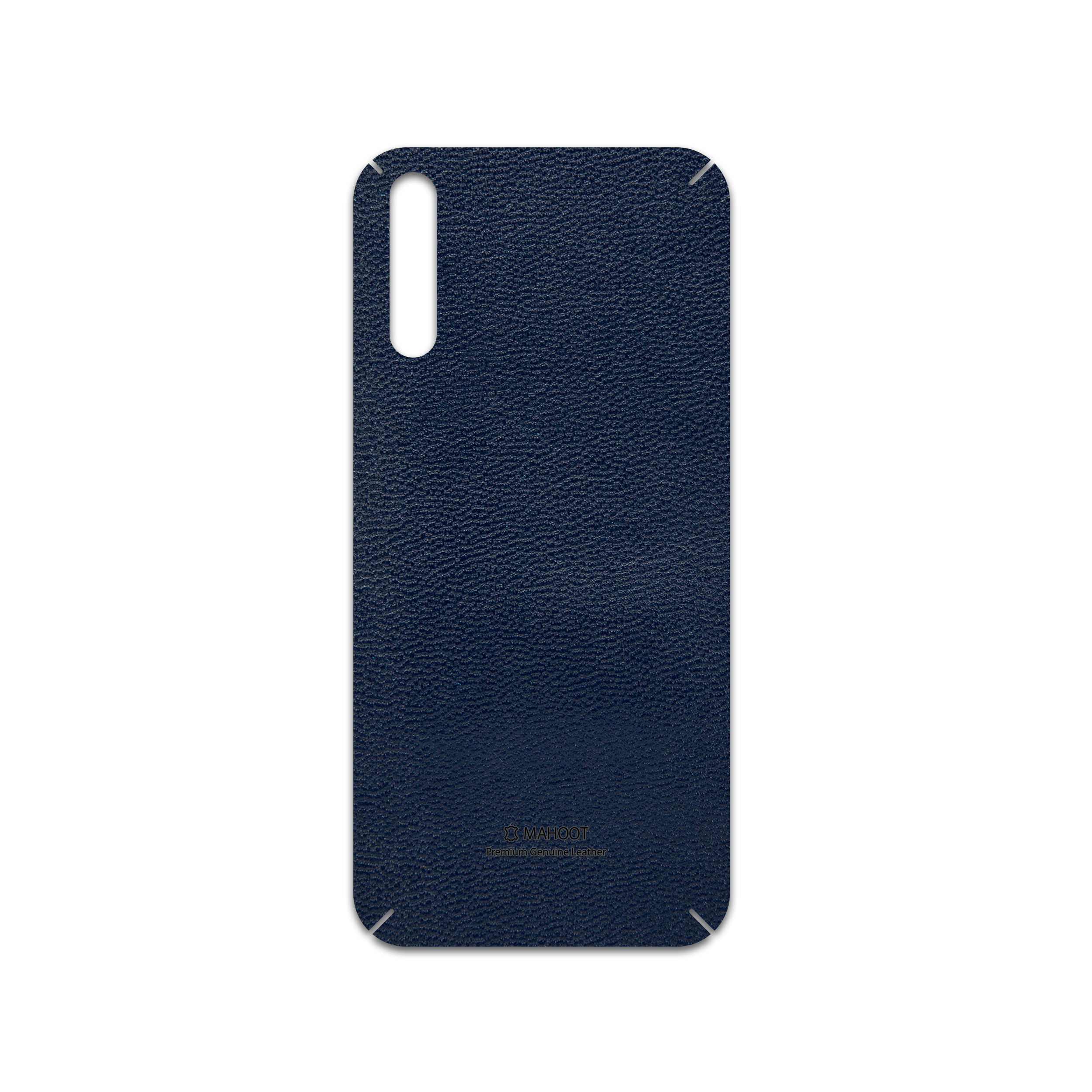 برچسب پوششی ماهوت مدل Deep-Blue-Leather مناسب برای گوشی موبایل هوآوی Y8p
