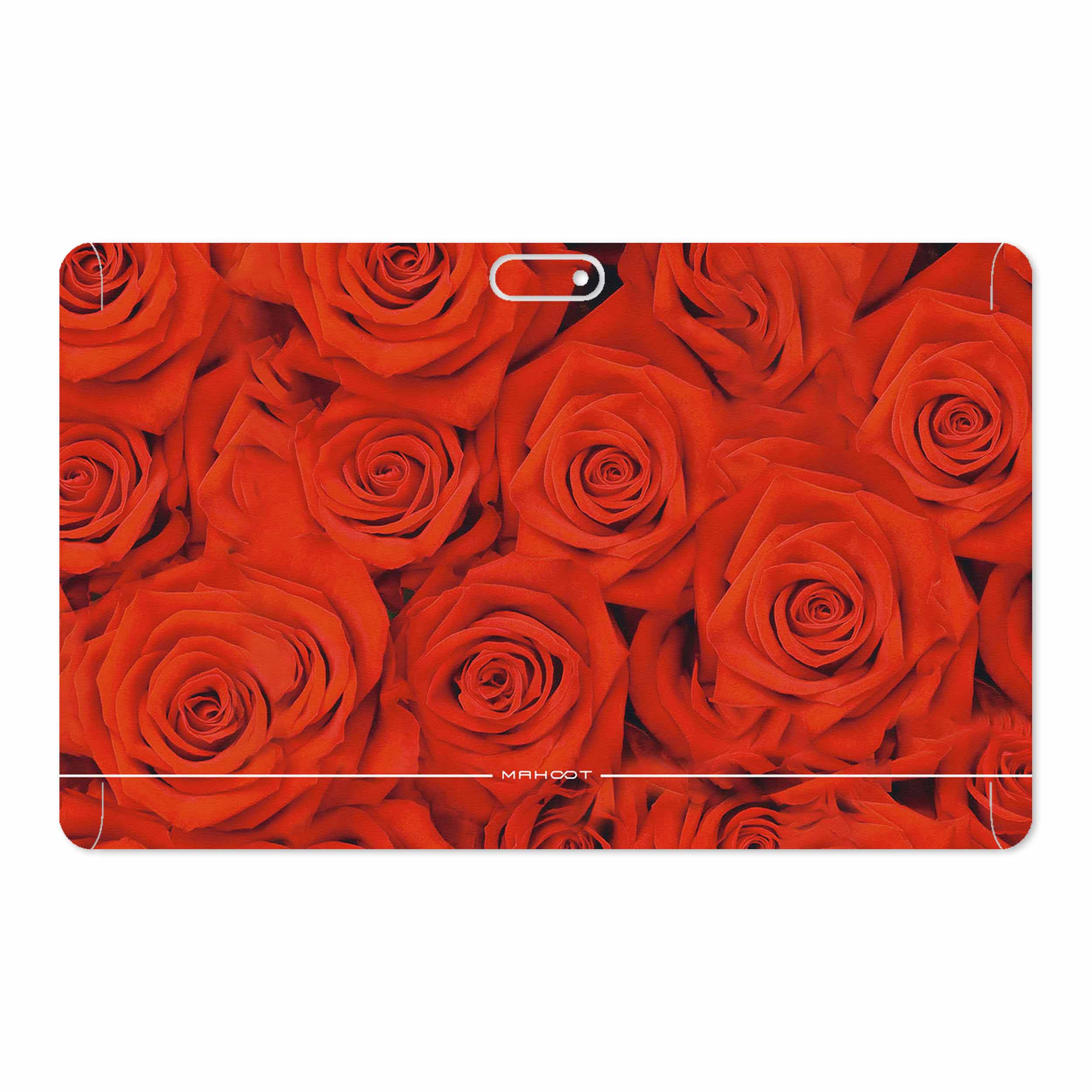 برچسب پوششی ماهوت مدل Red-Flower مناسب برای تبلت جی ال ایکس W11 Plus