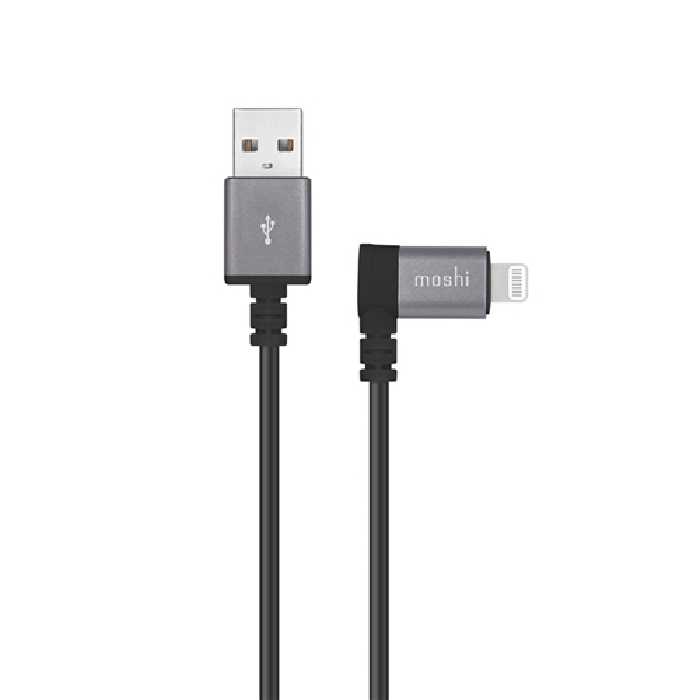 کابل مبدل USB به لایتنینگ موشی Moshi 90 Degree Lightning To USB Cable طول 1/5 متر