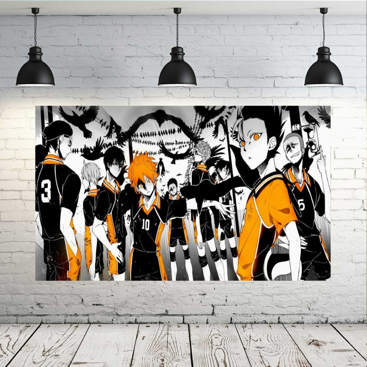 تابلو بوم طرح انیمه هایکیو - Haikyu مدل SDB1512