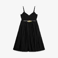 لباس زنانه زارا CONTRAST MIDI DRESS WITH BELT | تهران زارا TehranZara
