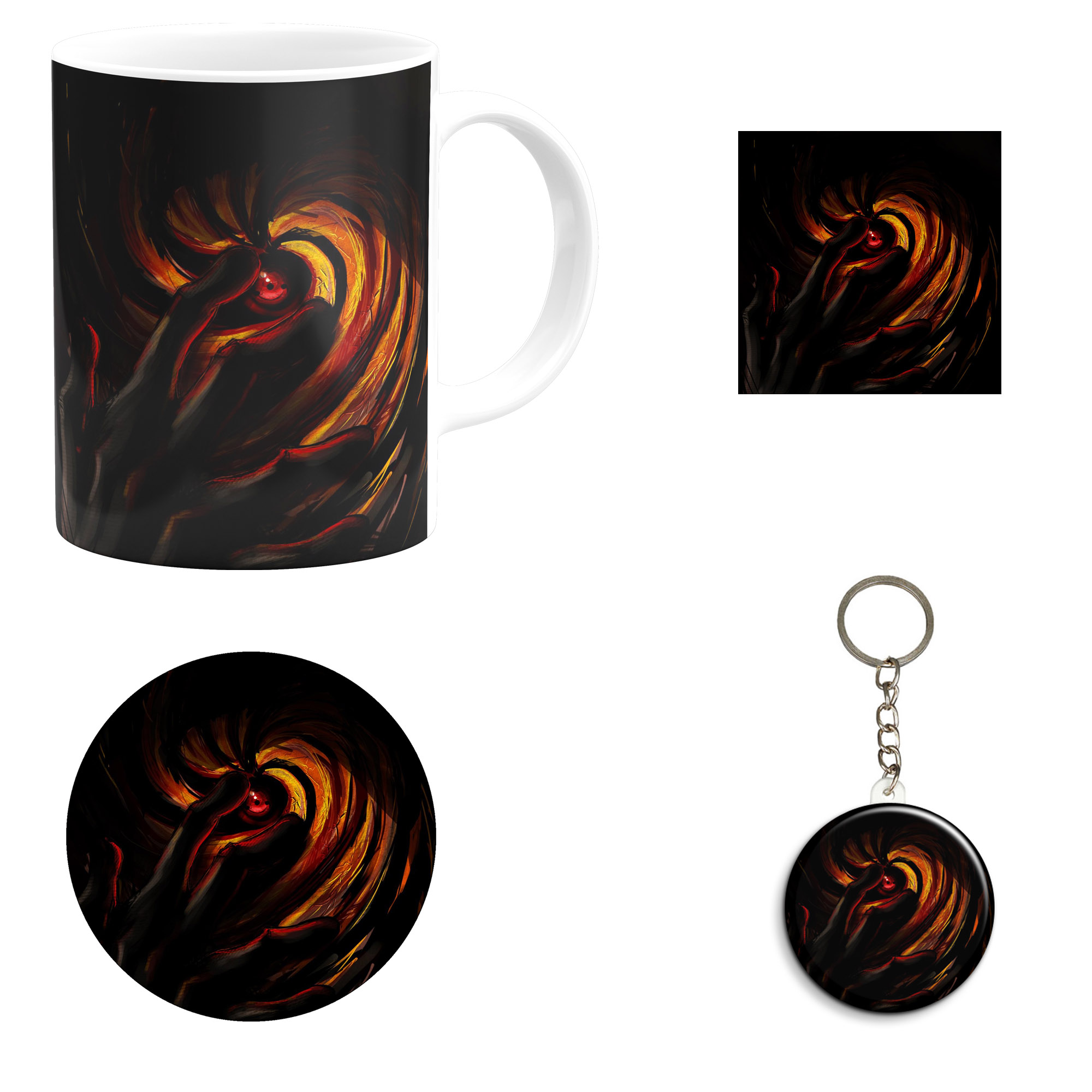 ست هدیه ماگ مدل انیمه ناروتو کد M46