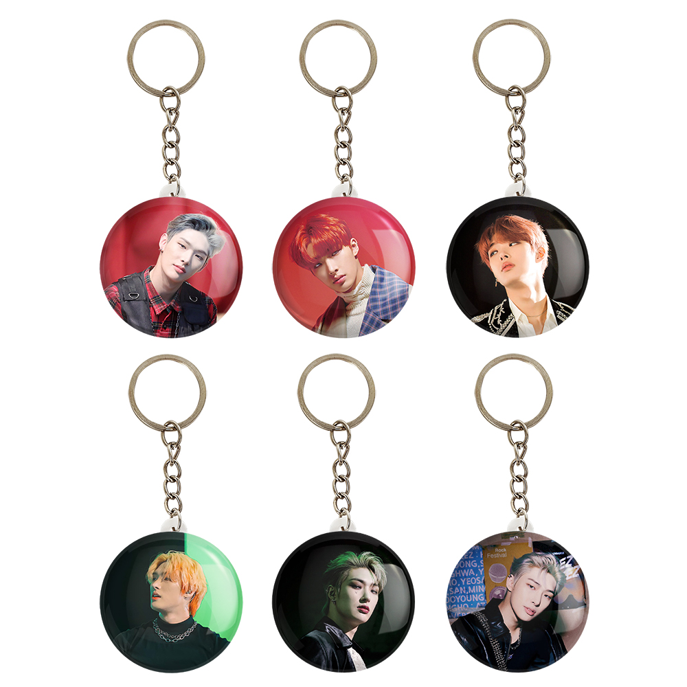 جاکلیدی خندالو مدل مینگی گروه ایتیز ATEEZ کد 1272A مجموعه 6 عددی