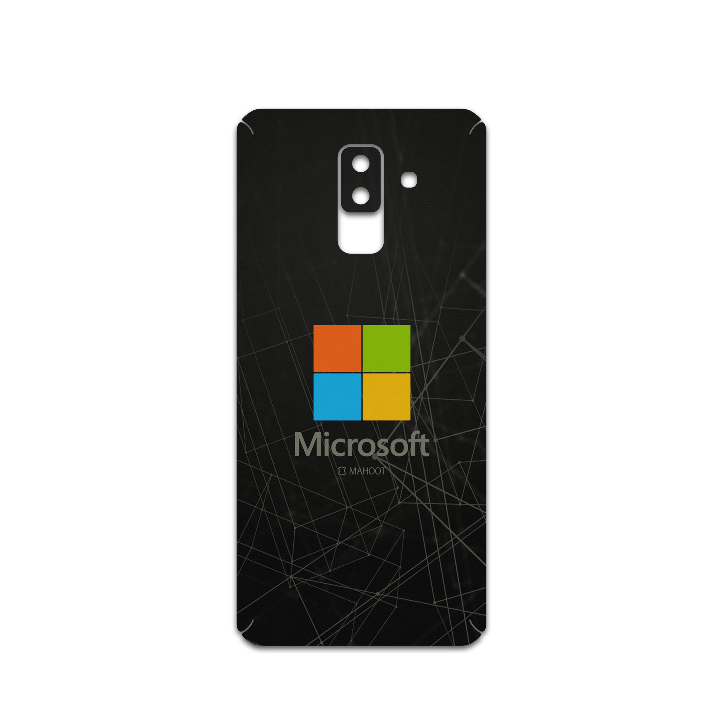 برچسب پوششی ماهوت مدل Mcrsft مناسب برای گوشی موبایل سامسونگ Galaxy A6 Plus 2018