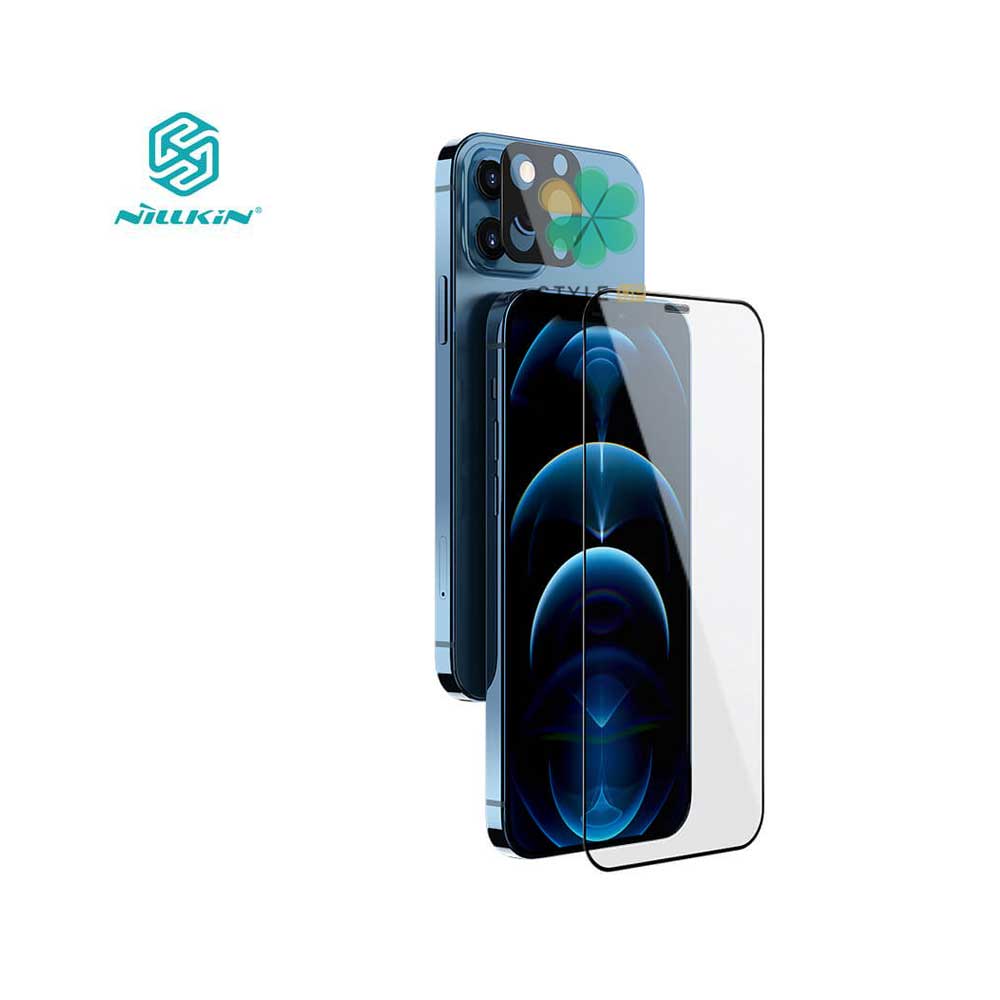 محافظ صفحه و گلس لنز گوشی آیفون iPhone 12 Pro Max برند نیلکین