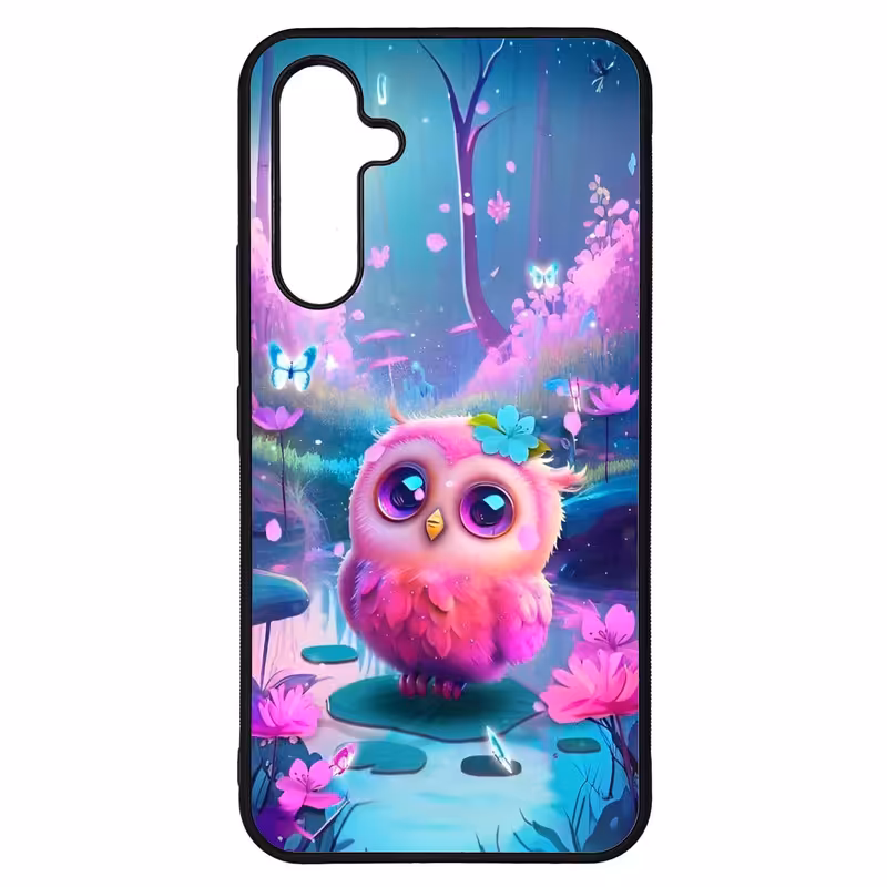 کاور طرح بچه جغد کد G-208 مناسب برای گوشی موبایل سامسونگ Galaxy A54 / A54 5G | دیجی قاب دونی