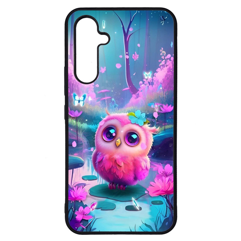 کاور طرح بچه جغد کد G-208 مناسب برای گوشی موبایل سامسونگ Galaxy A54 / A54 5G | دیجی قاب دونی