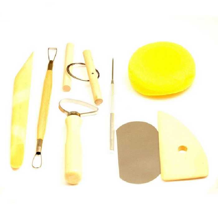 ابزار سفالگری ریمانو کد 12 مجموعه 8 عددی