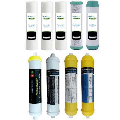 فیلتر دستگاه تصفیه کننده آب مدل SPARE FILTER 9 مجموعه 9 عددی