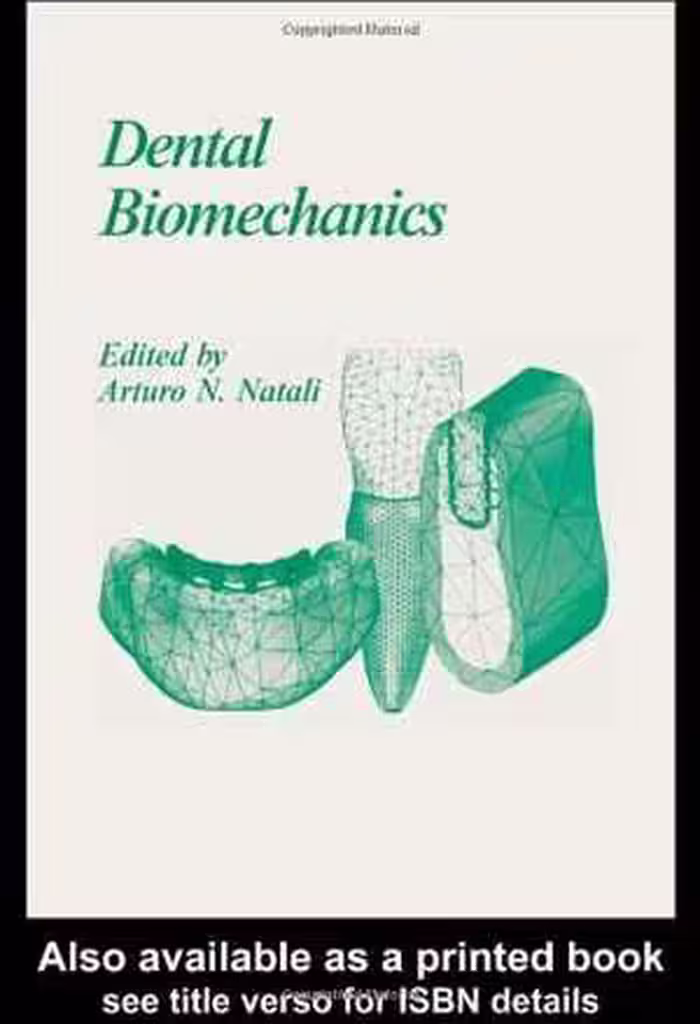 [PDF] دانلود کتاب Dental Biomechanics, 2003