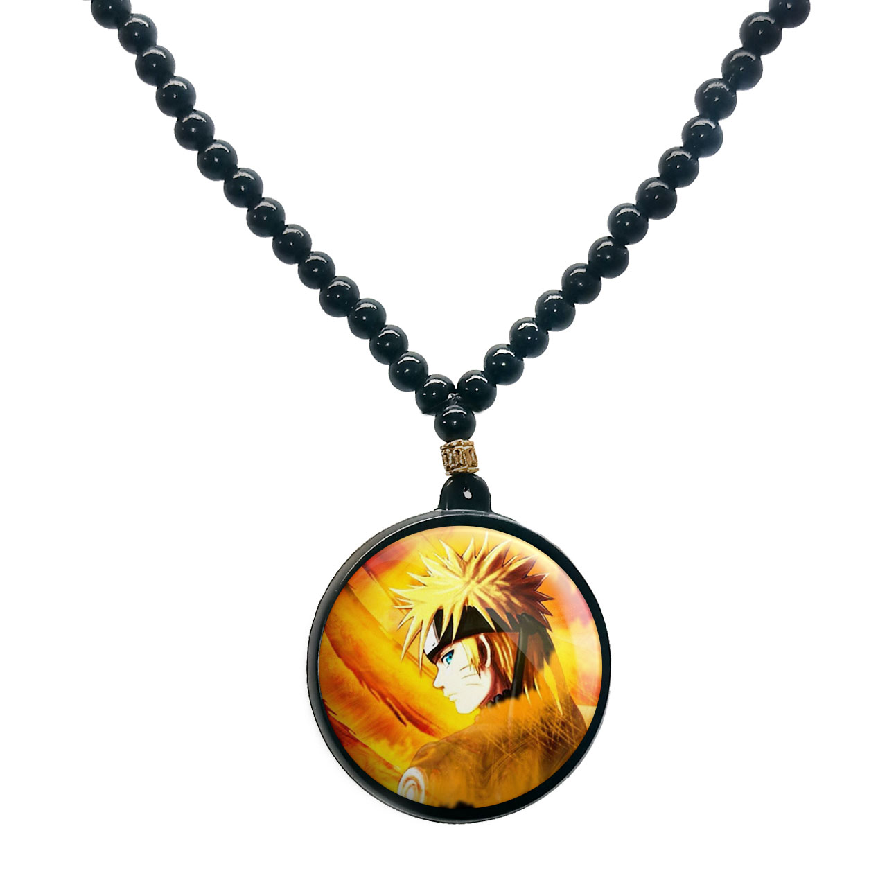 گردنبند پرمانه طرح Naruto کد pmd.25025 مدل دو طرفه