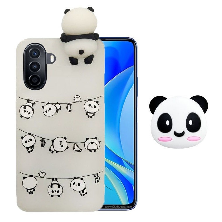 کاور طرح پاندا مناسب برای گوشی موبایل هوآوی Nova Y70 / Y70 Plus به همراه پایه نگهدارنده