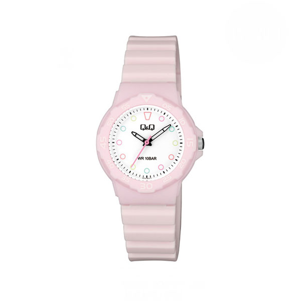 ساعت مچی عقربه ای دخترانه کیو اند کیو مدل V07A-001VY
