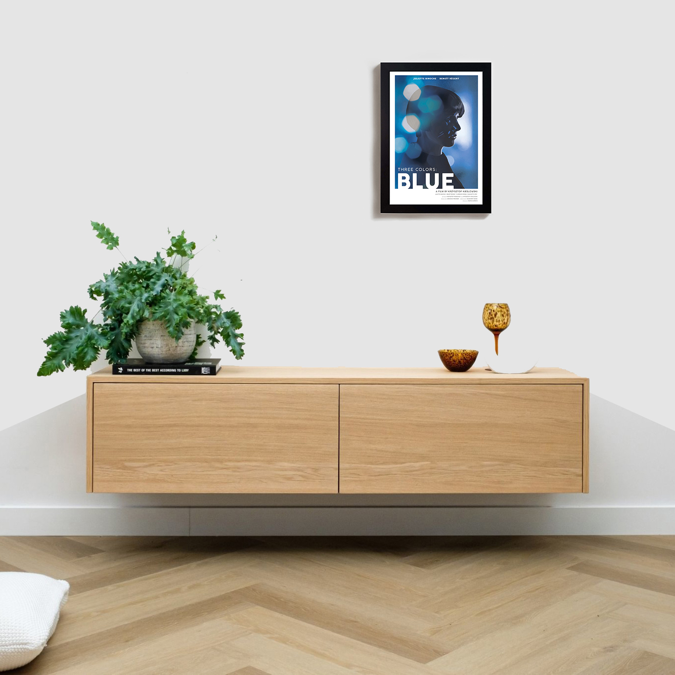 تابلو مدل فیلم سه رنگ سفید آبی قرمز کریستوف کیشلوفسکی Three Colours blue Krzysztof Kieślowski trilogy BL204