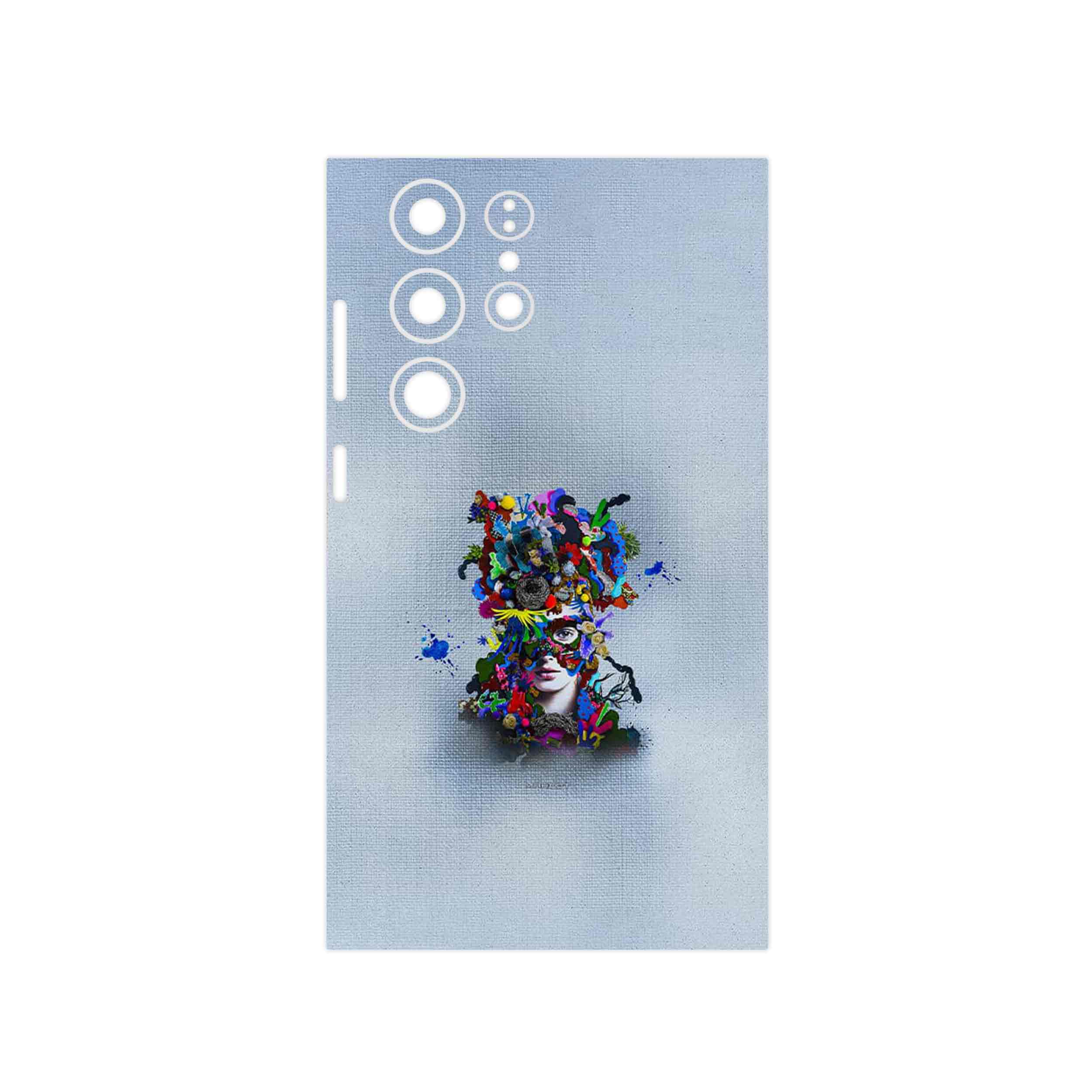 برچسب پوششی ماهوت مدل Collage of surreal Portrait of Women 4 مناسب برای گوشی موبایل سامسونگ Galaxy S23 Ultra