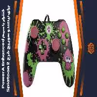 کنترلر با سیم PowerA Enhanced مخصوص Nintendo Switch – طرح Splatoon 2