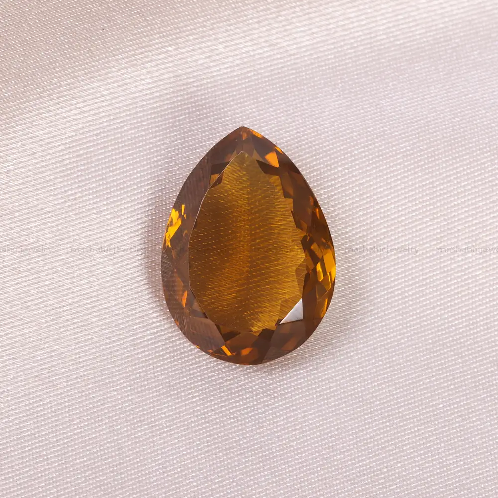 نگین سیترین کد 21321 - جواهری مشاهیر