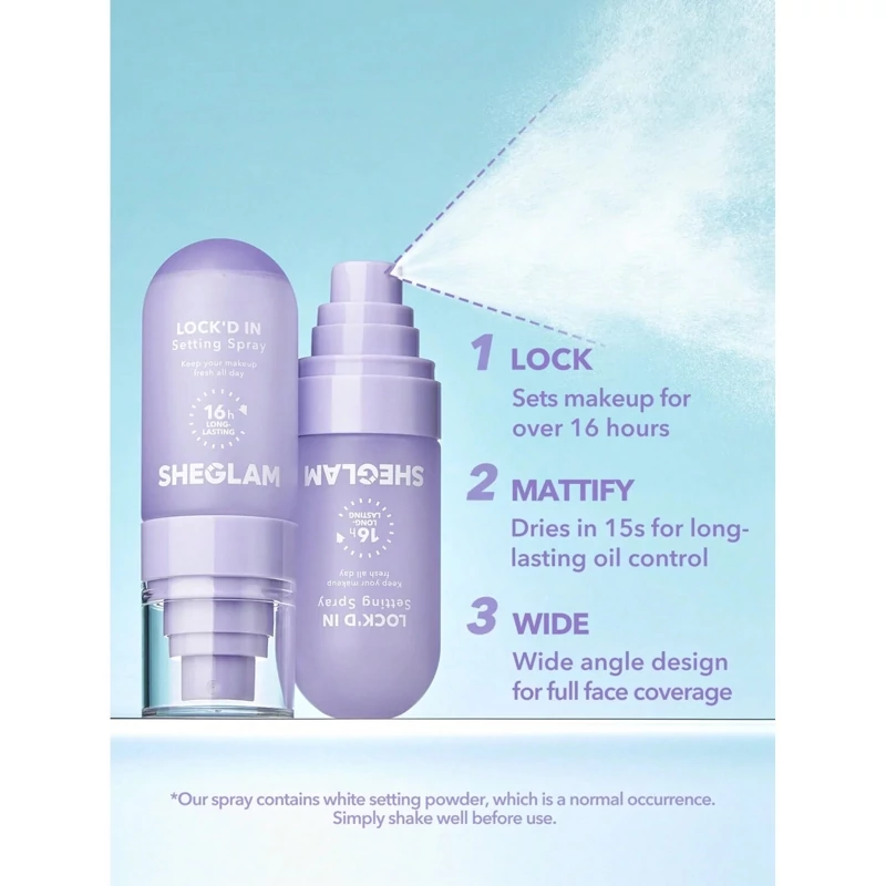اسپری فیکس شیگلم بنفش اصل مدل Lockd In