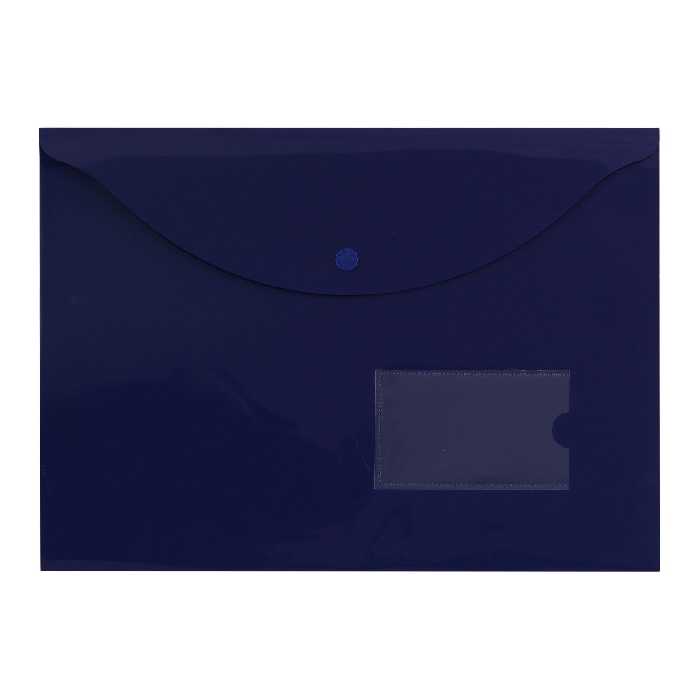 پوشه دکمه دار پاپکو مدل بیزنس - A4-116BM بسته 36 عددی