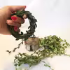 گل مصنوعی مدل ریسه برگ پارچه ای کد 470 طول 9 متر
