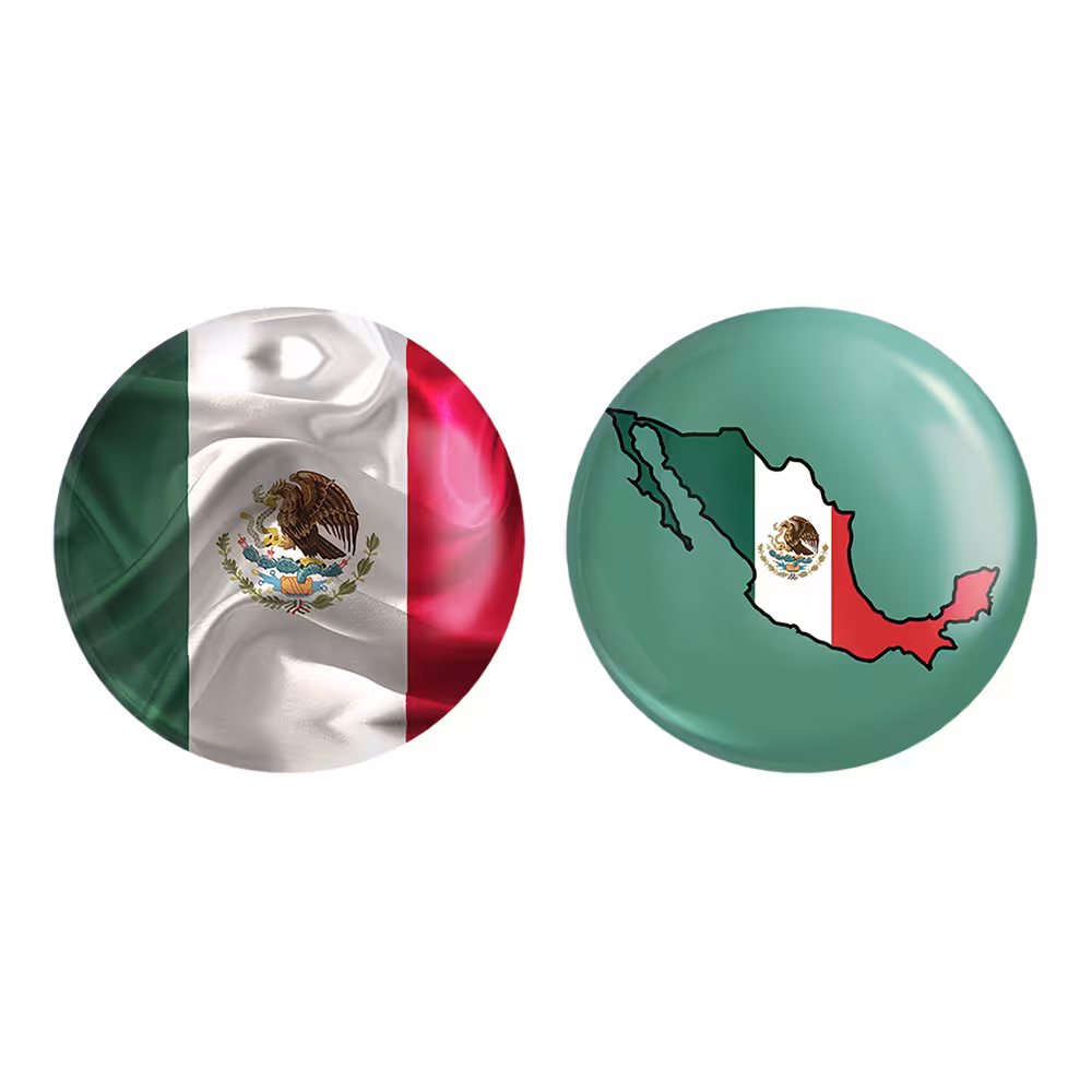 پیکسل خندالو مدل پرچم مکزیک کد 2048620483 مجموعه 2 عددی