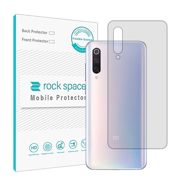 گلس محافظ پشت گوشی شیائومی Mi 9 Pro 5G مدل نانو هیدروژل شفاف برند راک اسپیس کد 3722S