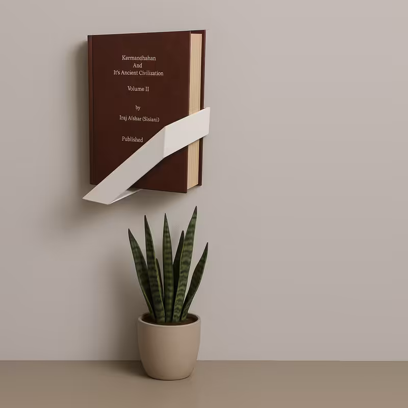 شلف دیواری مدل کتابخانه  بسته 2 عددی | کالا مکس