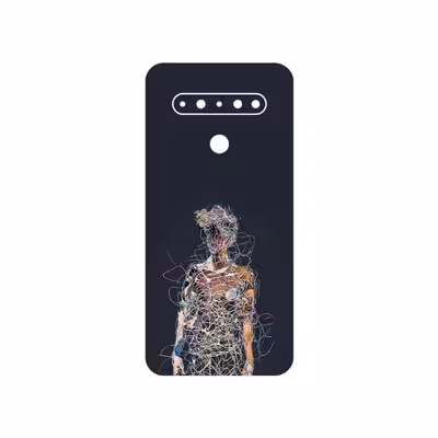 برچسب پوششی ماهوت مدل Strings Digital Art 1 مناسب برای گوشی موبایل ال جی K61