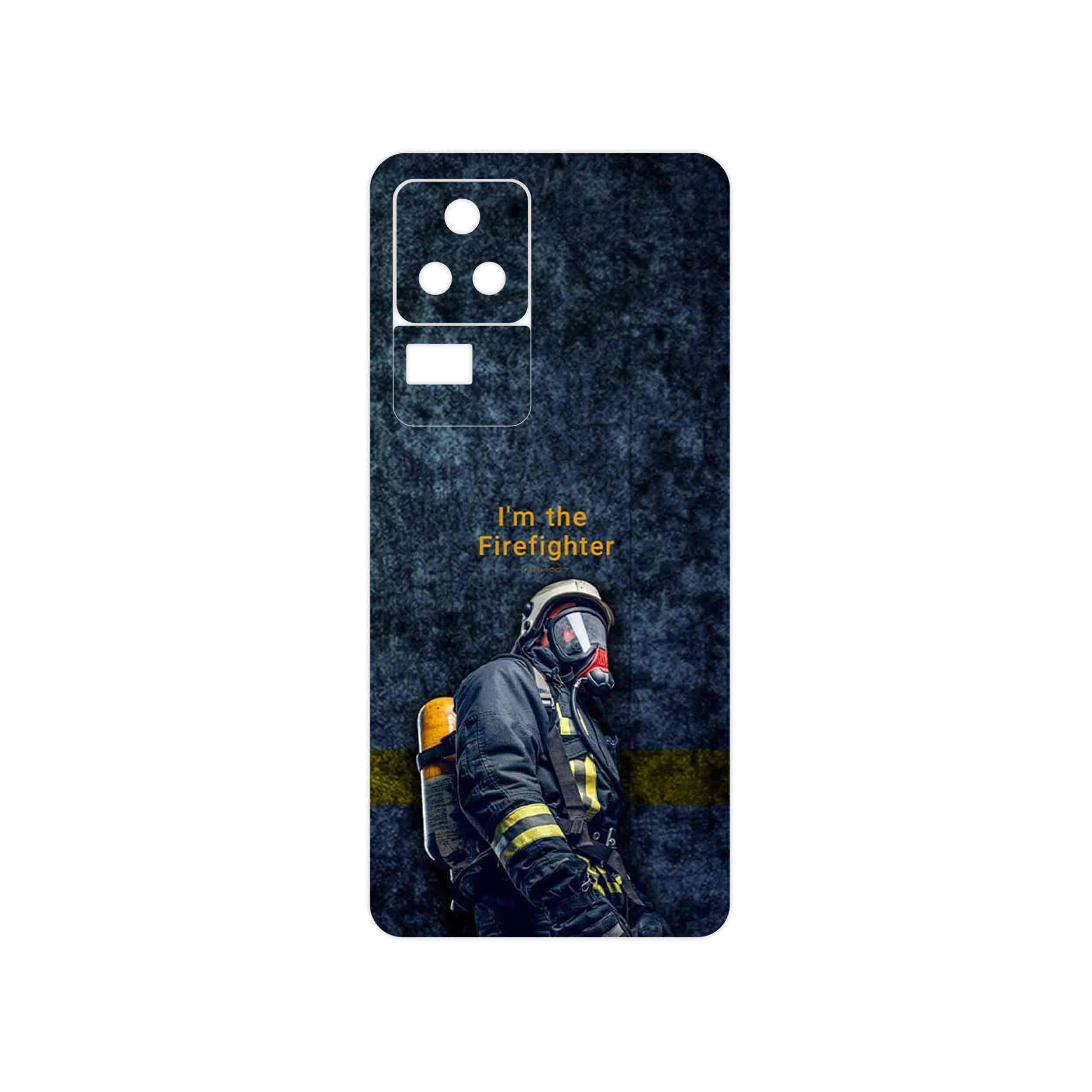 برچسب پوششی ماهوت مدل Firefighter مناسب برای گوشی موبایل شیائومی Poco F4 5G