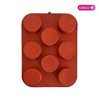 قالب سیلیکونی استوانه سوفله 8 خانه