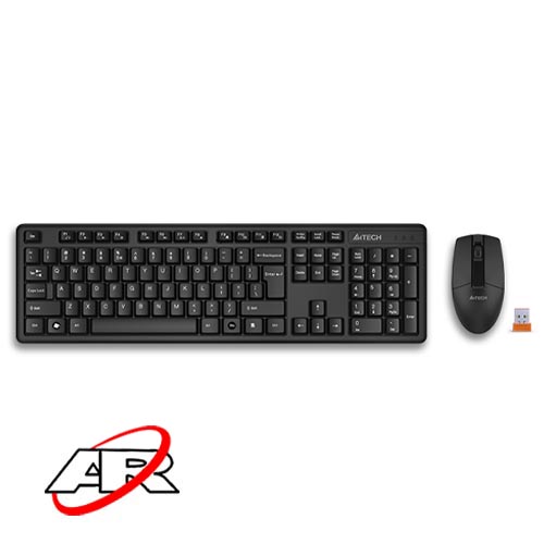 کیبورد و ماوس بی سیم ای فورتک مدل 3330N
