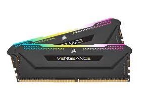 رم کورسیر 64GB (2x32GB) VENGEANCE RGB PRO SL Black 3200MHz 16-20-20-38  گارانتی اصلی