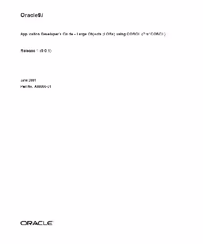 خرید و دانلود نسخه کامل کتاب Oracle 9i. Application Developers Guide - Large Objects (LOBs) using COBOL (Pro COBOL)