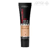 کرم پودر تیوبی لورال اینفیلیبل مدل MATTE COVER 32H شماره 145