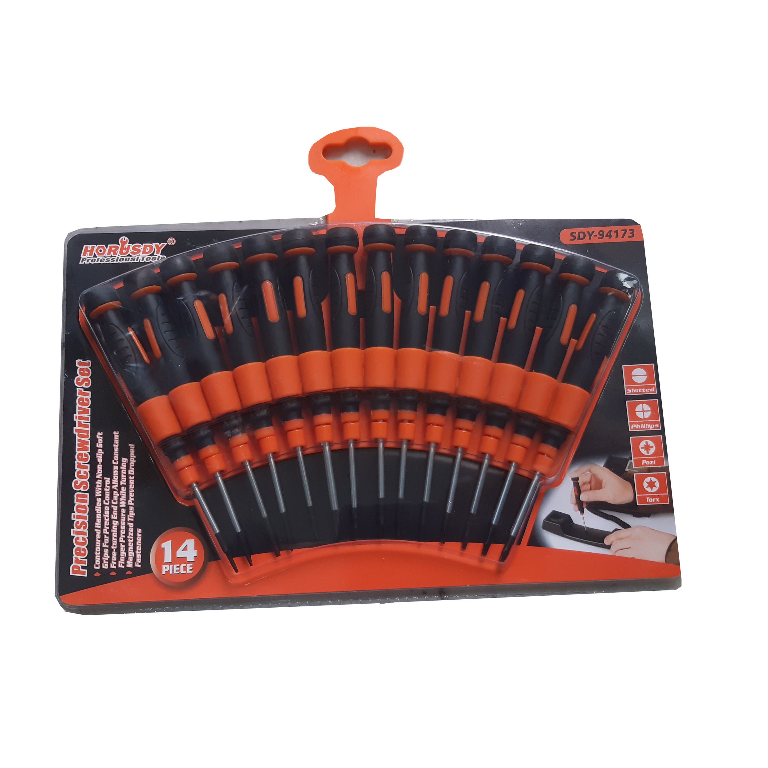 پیچ گوشتی ساعتی مدل JH226590 مجموعه 14 عددی