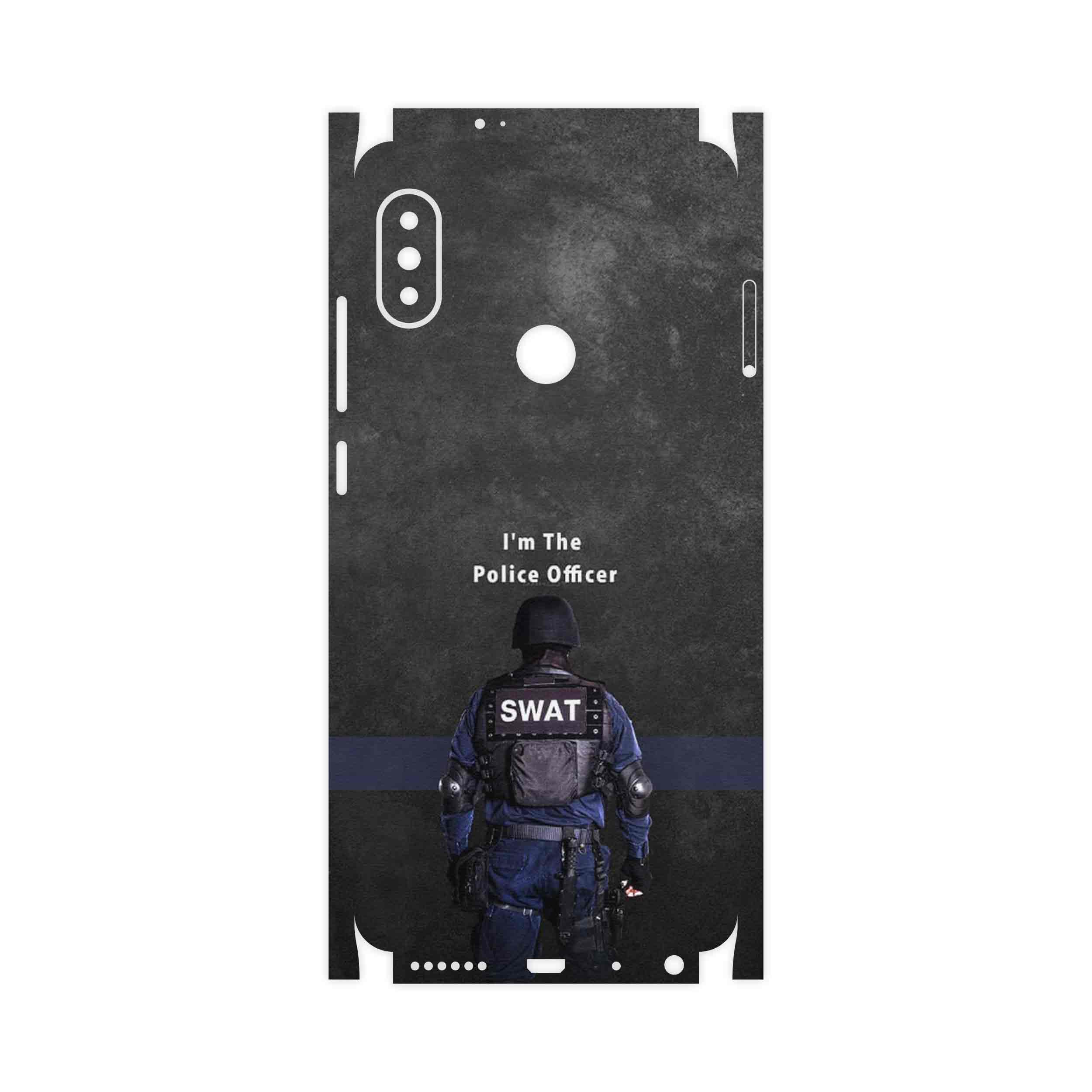 برچسب پوششی ماهوت مدل Police Officer-FullSkin مناسب برای گوشی موبایل شیائومی Redmi Note 5 Pro