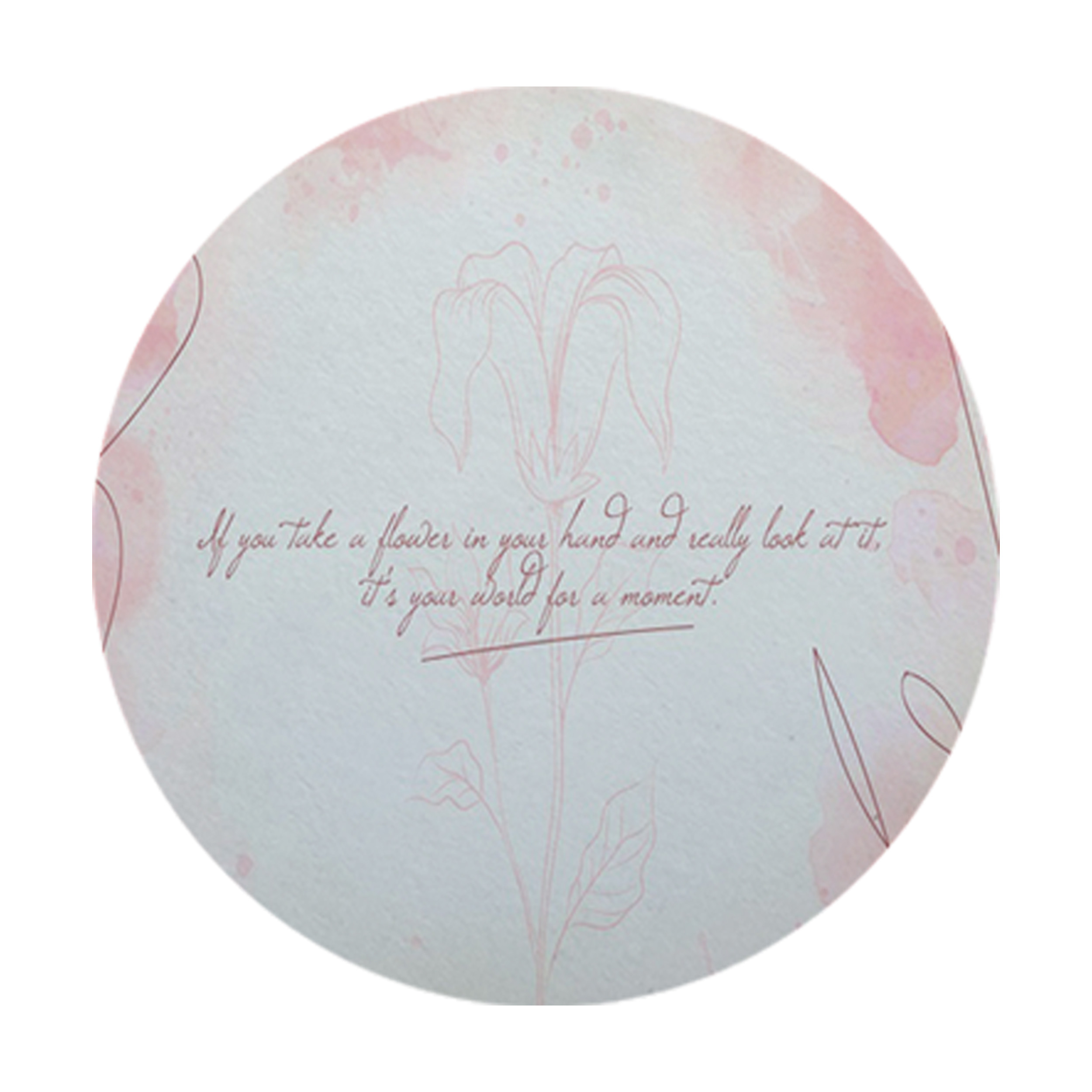 زیرقابلمه ای طرح گل کد 8066 